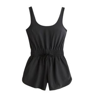 Abercrombie & Fitch Traveler Romper Women’s Size XS/Tall Black Drawstring Waist